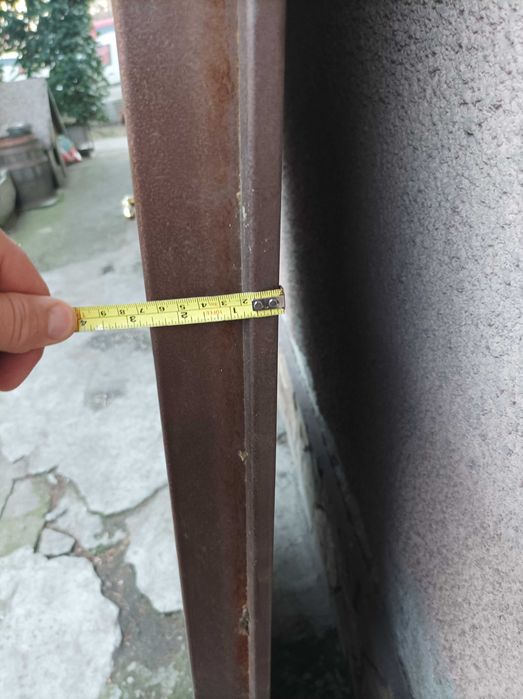 Желязна врата с каса и насрещна каса за обръщане