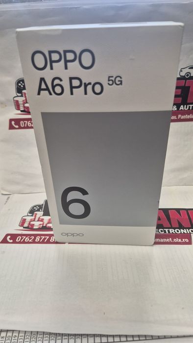 OPPO A6 Pro 5G 256GB / 16GB RAM (8+8) NOU, Neactivat + Folie