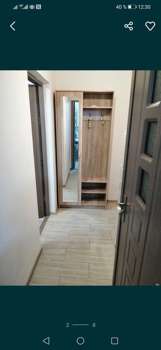 închiriez apartament cu 2 camere complet mobilat și utilat