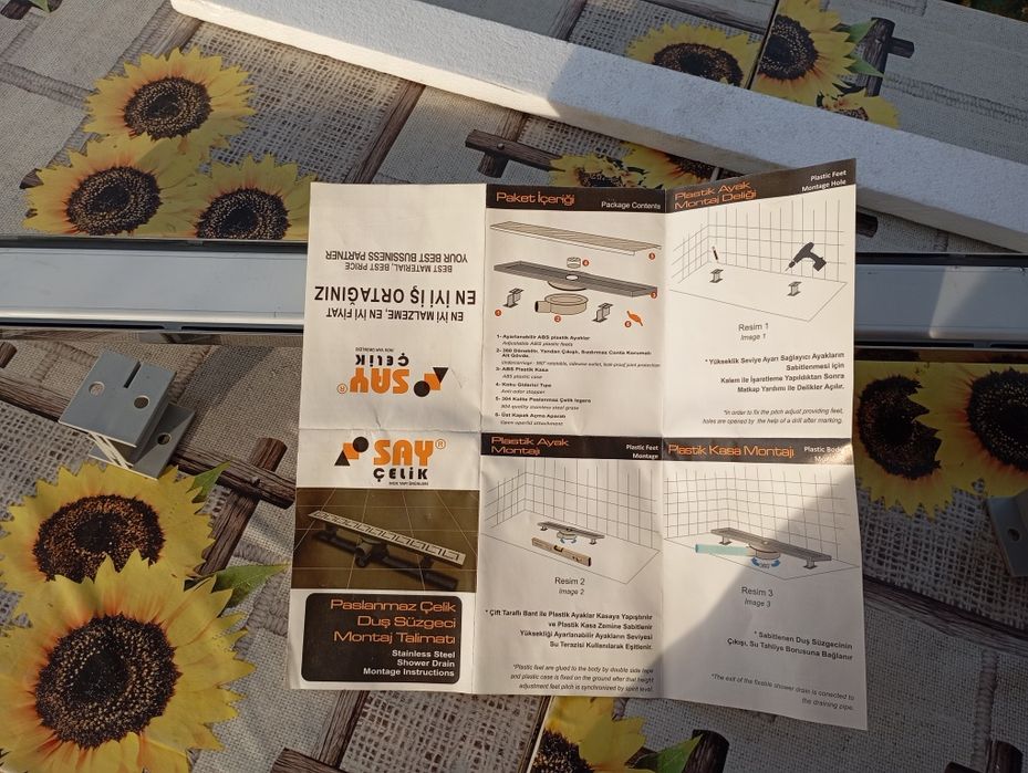 Сифон точков Драголов и линеен сифон 80 см.SAY