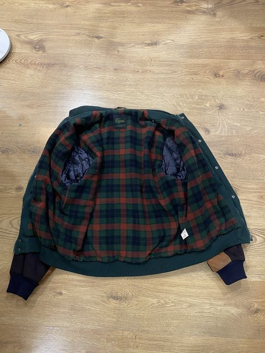 Geaca Bomber Lacoste Vintage Piele Medium