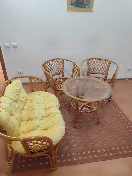 Mobilier ratan cu huse