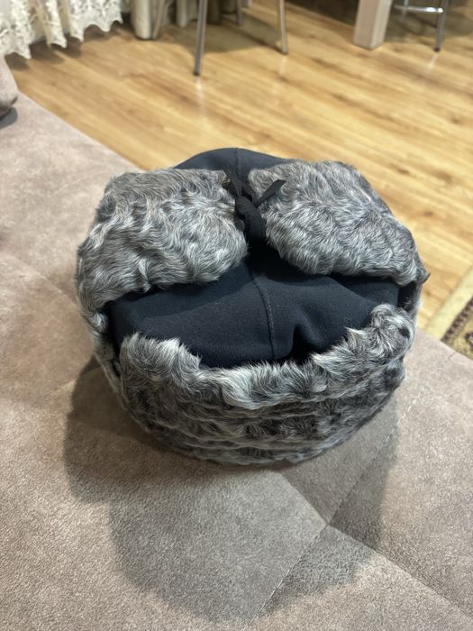 Шапка ушанка каракулевая