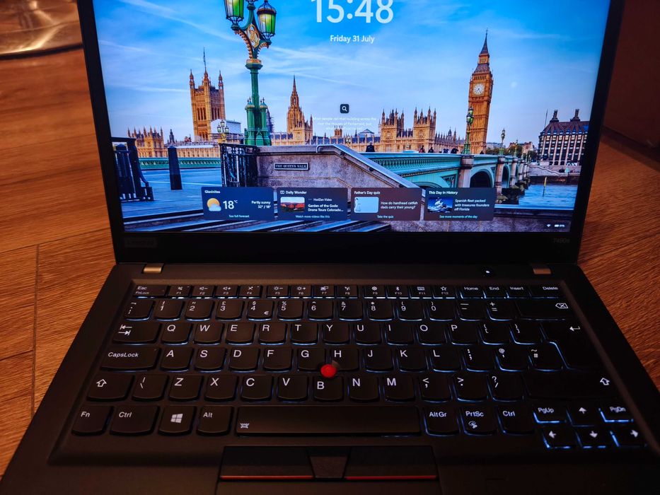 Лаптоп Lenovo Thinkpad T490s 16gb DDR4 RAM, 512GB NVME SSD, Touchscreen