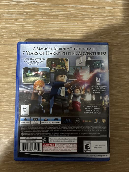 диск harry potter на playstation 4