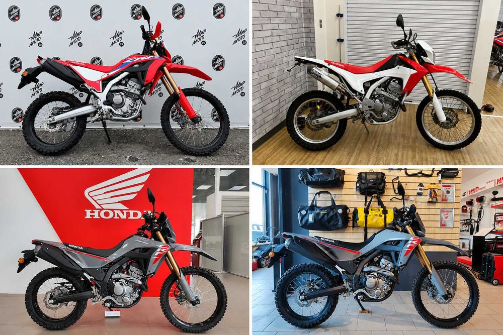 Мотоциклы 200-300 кубов с двигателем Honda