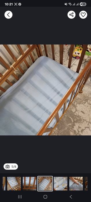 Продам детскую кровать и кокон