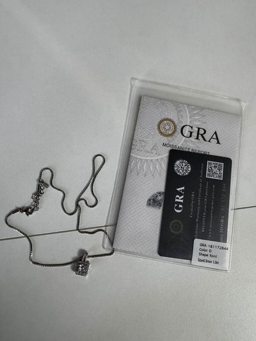 Колье новое серебро