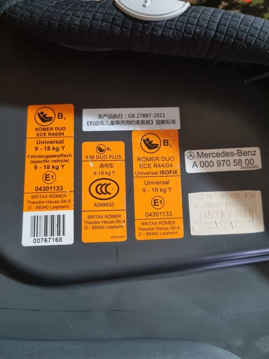 Scaun Britax Romer 9-18 kg
