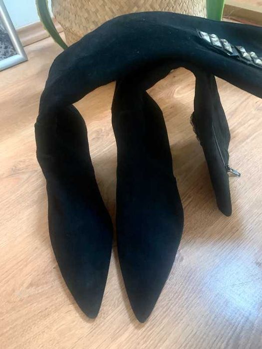 Cizme din piele intoarsa Hogl