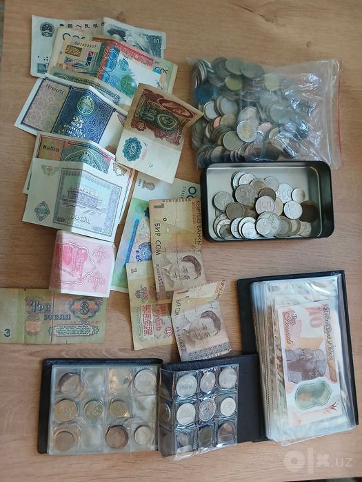 Монеты и купюры с разных стран