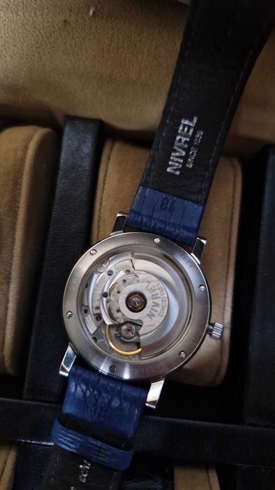 Ceas german automatic Nivrel, cutie originala, functionare perfecta