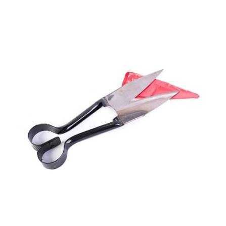 Foarfeca pentru tuns oi,capre,câini,etc,30 cm,lame înguste,rosie,noua