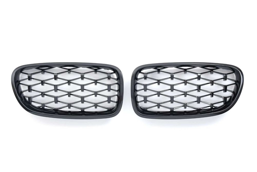 Grile Nari M Diamond BMW F10 F11 Negru Lucios Complet, Grila Dubla