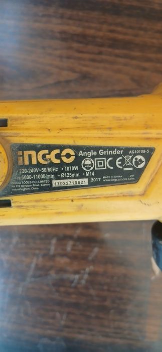 Майда болгарка incco скоростной диск 125