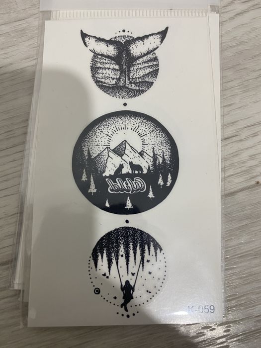 тату наклейки 153 шт