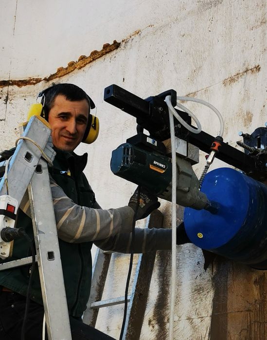 Gaura Carota HOTA Centrala Ventilatii Clima Semineu Taiere beton
