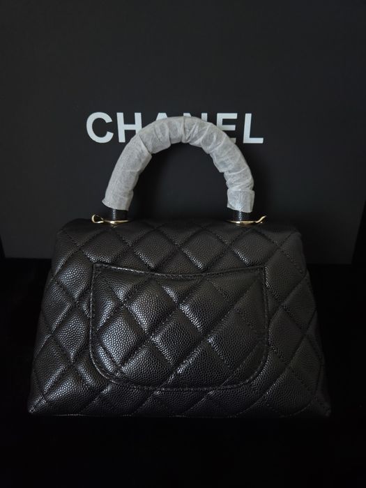Chanel Mini Coco Handle Bag Gold Hardware