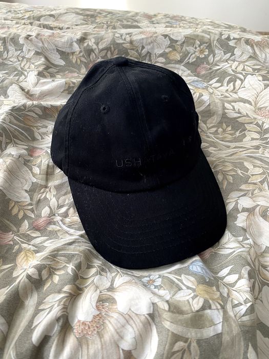 Бейсболка Ushatava чёрная, оригинал, б/у OS