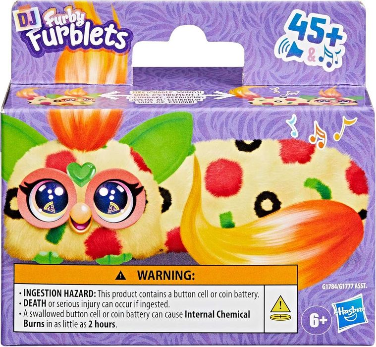 HASBRO DJ FURBY Furblets плюшена интерактивна играчка с 45 звука Фърби
