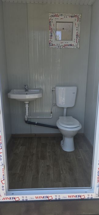 Containere modulare de locuit, birou sau depozitare, cabina paza, WC