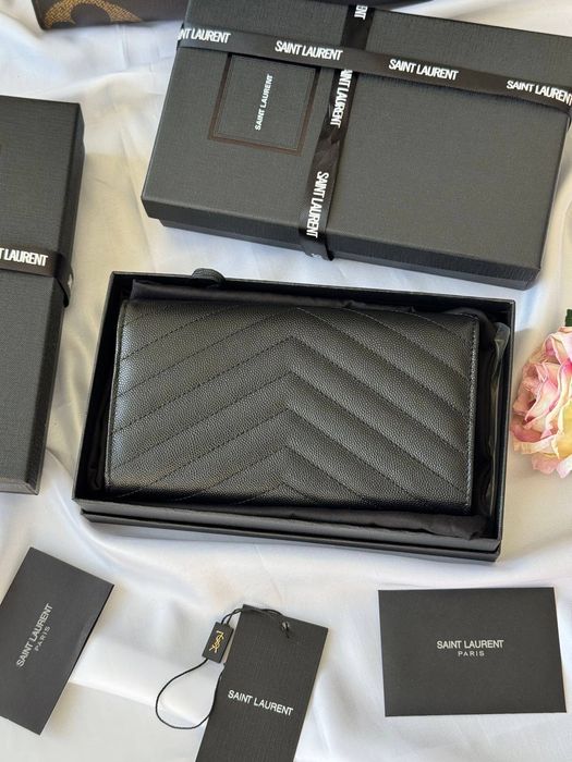 Saint Laurent Monogram Large Flap Wallet