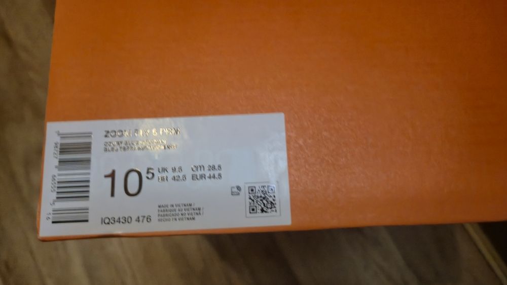 Маратонки NIKE zoom FLY  6 PRM /uk9.5