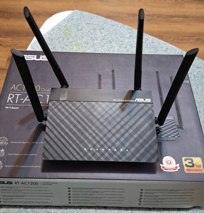 Router wireless ASUS RT-AC1200_V2, AC1200, Gigabit, Dual-Band,