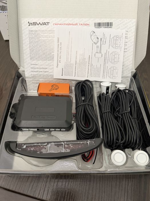 Парктроник, сенсоры парковки белые SWAT новые