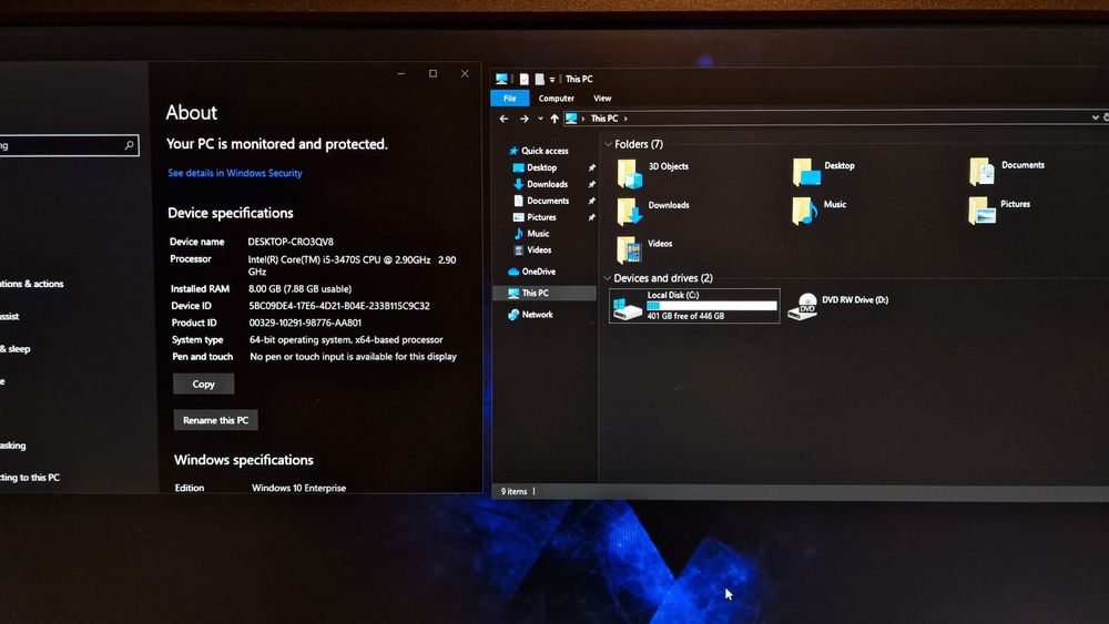 Vând calculator/unitate  hp ultra slim