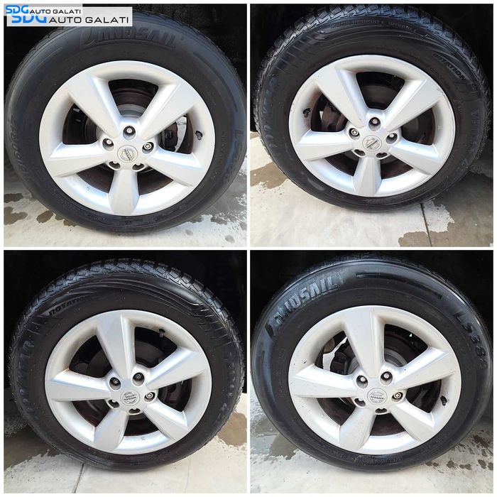 Set 4 Jante Janta Roata Roti Aluminiu 215 60 17 R17 Nissan Qashqai J11 2013 - 2021 PCD 5x114.3 CB 66.1 [Q10478]