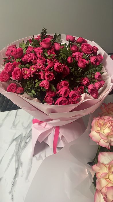 Букет цветов б/у