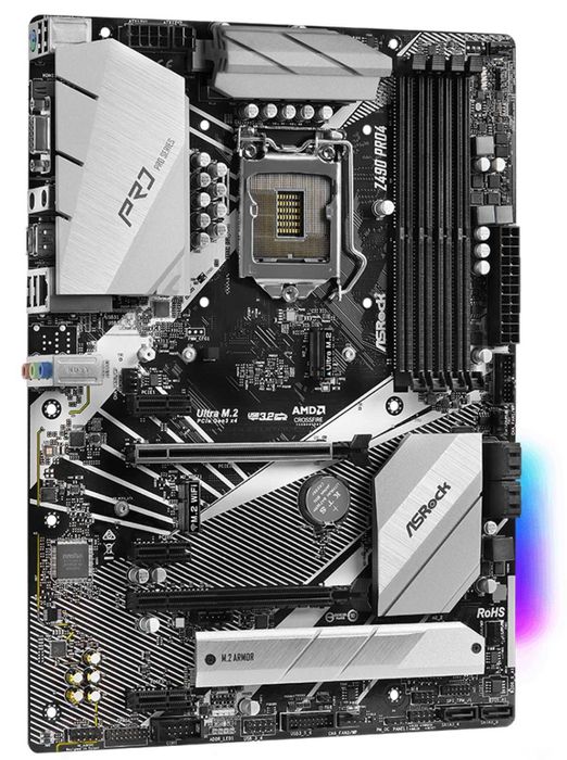 Дъно Дънна платка ASRock Z490 Pro4 1200 DDR4 OVERCLOCK