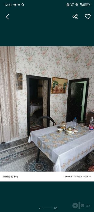 Бобур махалладан ховли сотилади