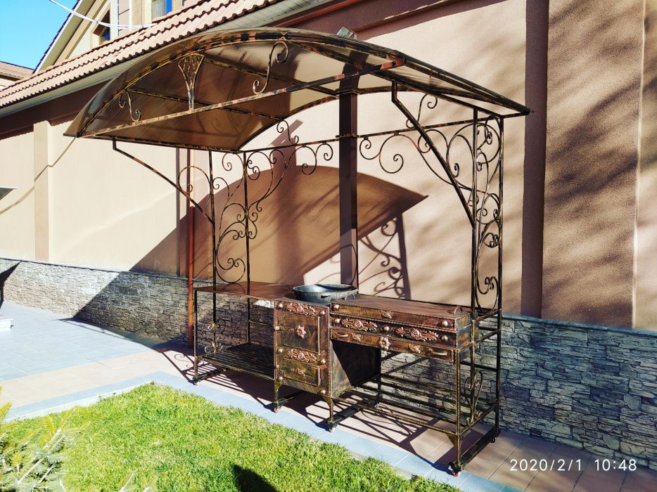 Кованые изделия из металла - навесы, решётки, ворота, перила naves