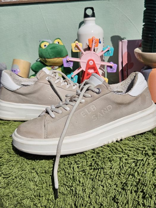 Elbsand кецове естествен велур N41