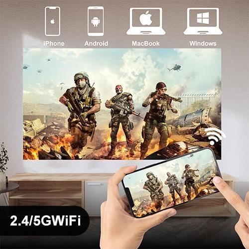 Промо Цена!Висококачествен WiFi 5G Native 4К Проектор ARTlii Enjoy4