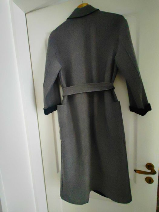 Palton casmir+lana Massimo Dutti