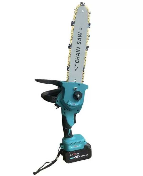 Акумулаторен трион KraftRoyal 36V/10Ah 25/30см шина+ смазване+2 вериги