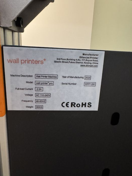 Imprimantă verticală wall printer⁺ pro W291 – Epson F1080 – UV LED