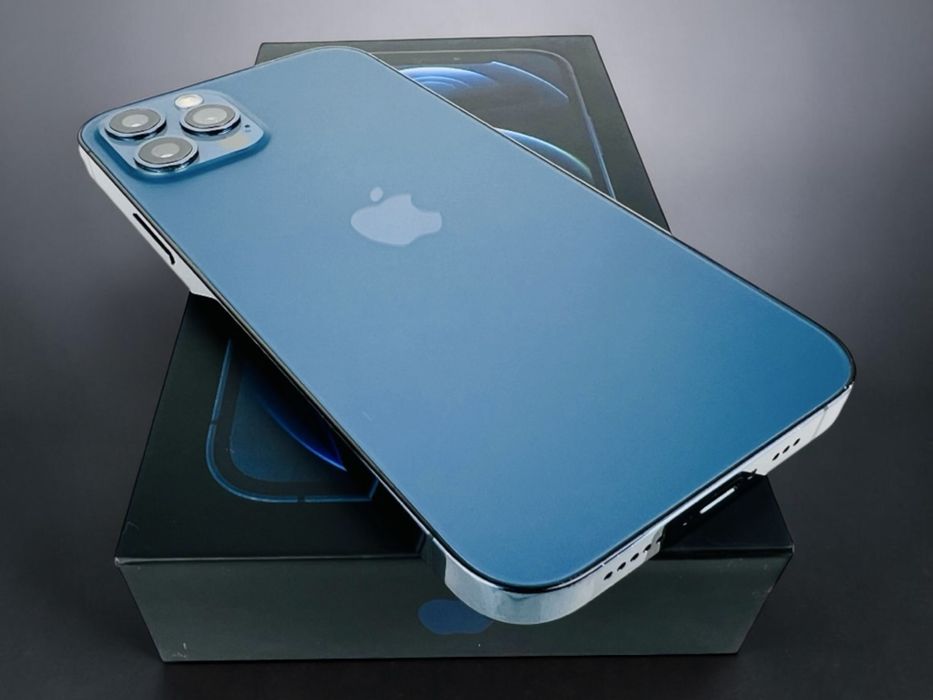 Apple iPhone 12 Pro 128GB Pacific Blue Перфектен! Гаранция!