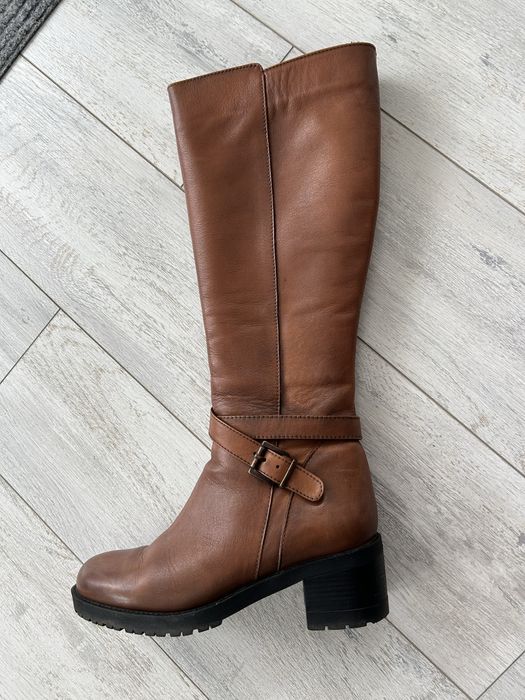 Cizme din piele maro Benvenuti marimea 36/37