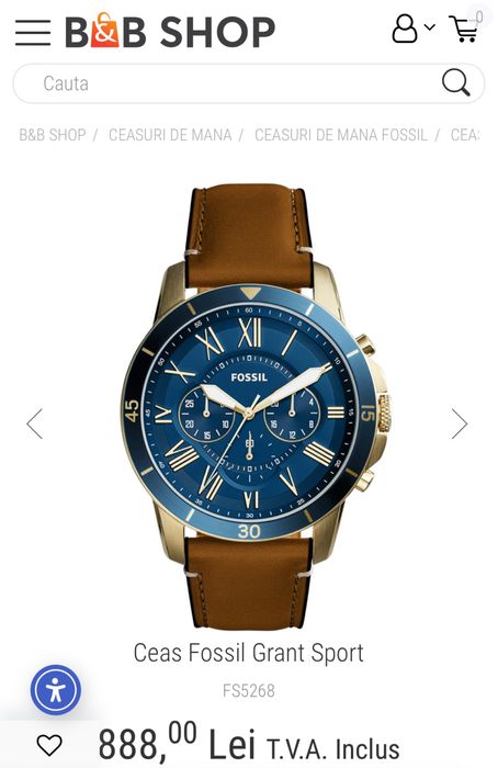 Fossil Grant Sport FS5268