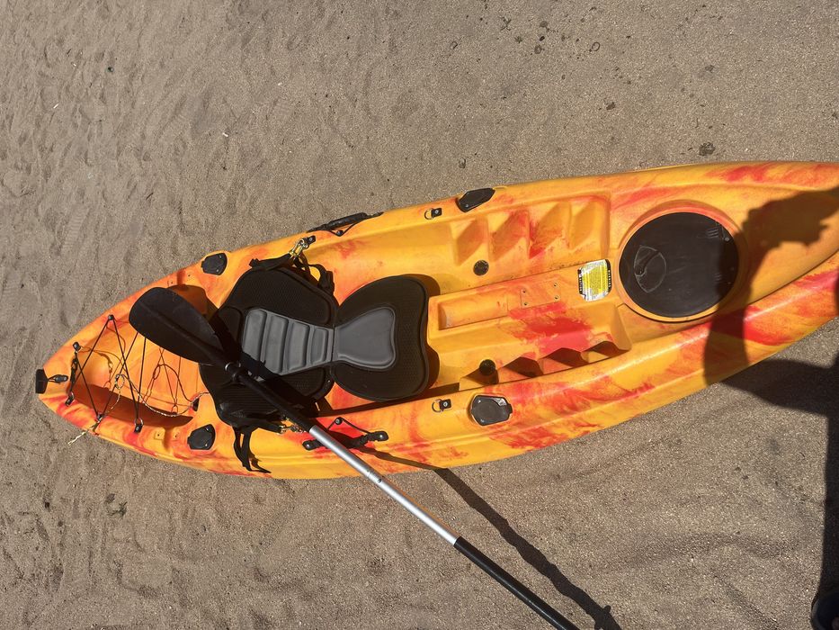 Оранжевый байдарка