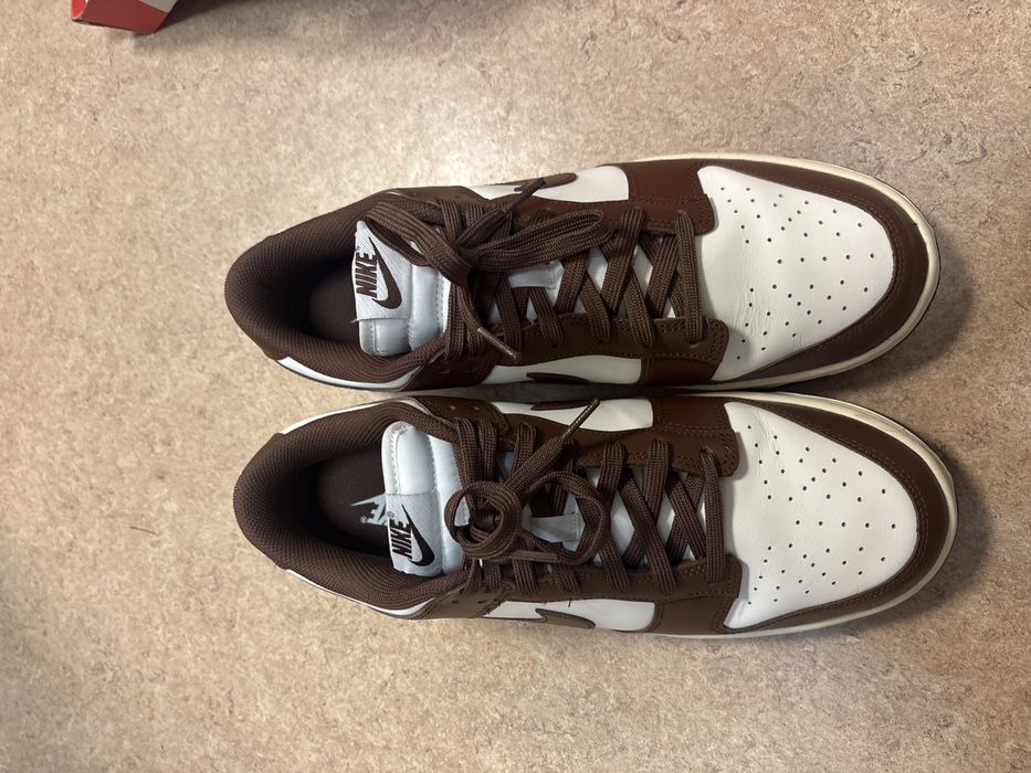 Nike dunk low коричневые
