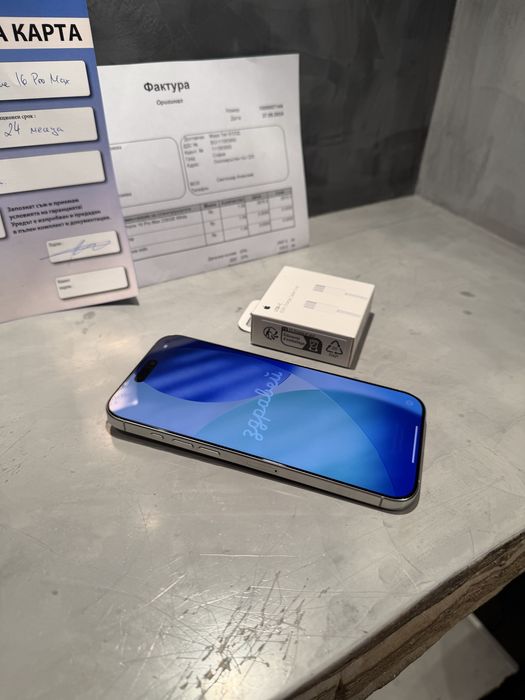 КАТО ЧИСТО НОВ Iphone 16 Pro Max + гаранция