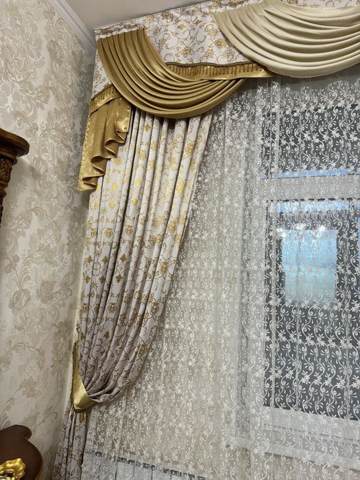 Комплект штор и тюль