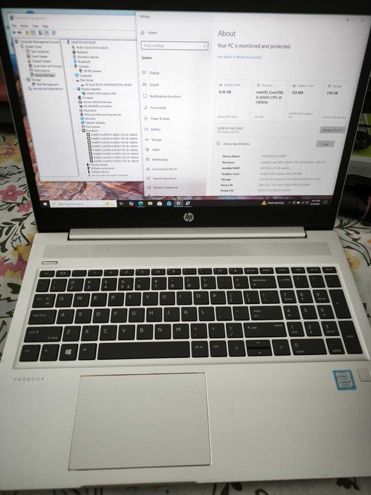 HP ProBook 450 G6 - i5-8265U