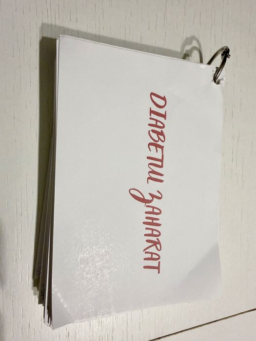 Flashcarduri Diabet pana la complicatii