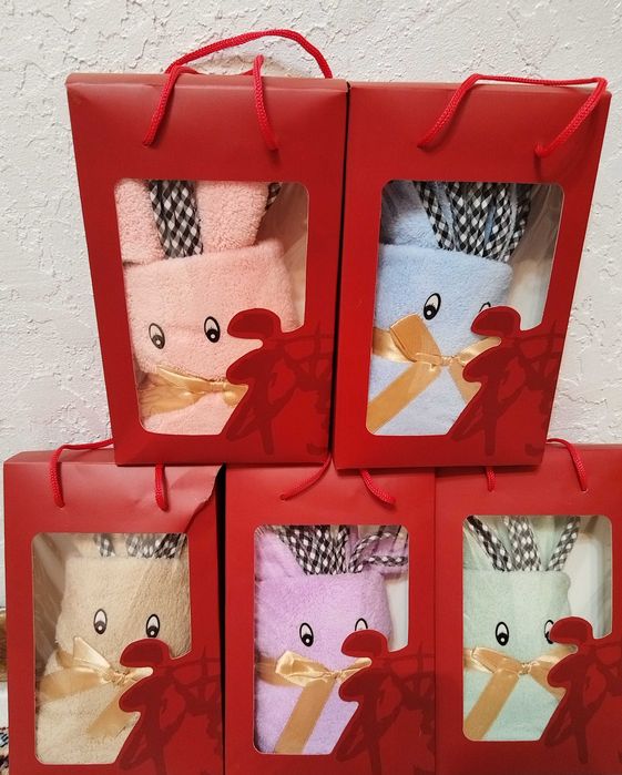 Полотенца зайчик